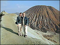 Auf dem Kraterrand des Bromo