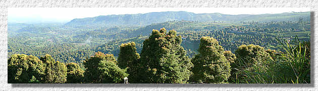 Panorama vom Sukuh Tempel