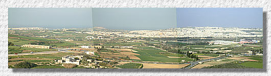 panoramic view of the island from Bastions Square