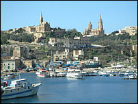 the harbour of Mgarr