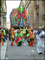 Karnevalsumzug in Valetta