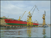 the second largest dry dock in Europe