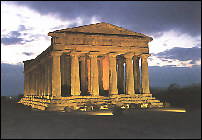 Agrigento, Concordia Tempel - Als Grukarte versenden