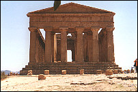 Agrigento, Concordia Tempel - Als Grußkarte versenden