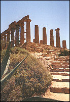 Agrigento, Hera Tempel - Als Grußkarte versenden