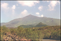 Volcano Etna - send as a greeting card