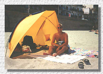 Unsere Strandmuschel in Giardini Naxos