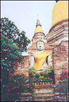 Buddhastatue im Wat Yai Chai Mongkol 