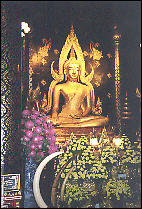 Vergoldeter Bronzebuddha