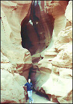 Entrance to the Antelope Canyon