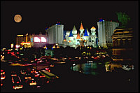Excalibur Casino bei Nacht
