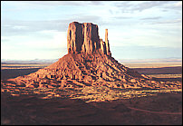 Monument Valley, Linke Handschuh - Als Grukarte versenden