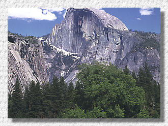 The Landmark of Yosemite NP - the Half Dome